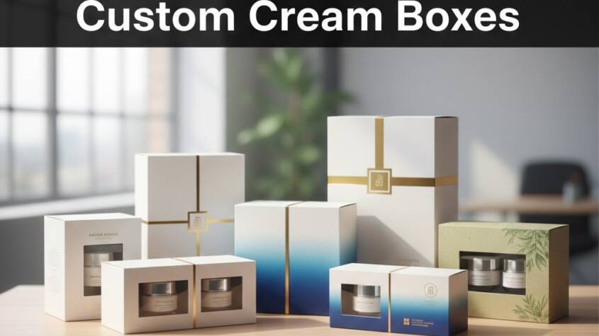 Custom Cream Boxes